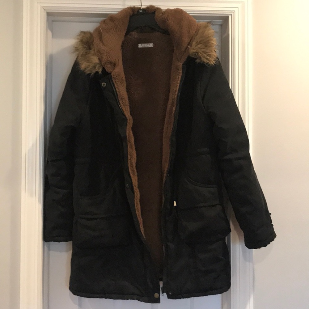 Ladies Black XL Beyove Coat